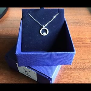 Swarovski Circle Pendant Necklace